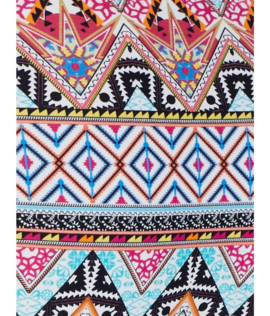 PANACHE Eclectic Boho Twist Bandeau Bikini Top