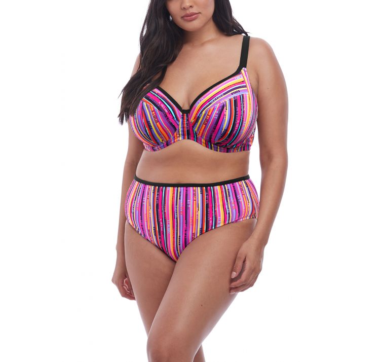 ELOMI SWIM NOMAD UW PLUNGE BIKINI TOP - MULTIWAY