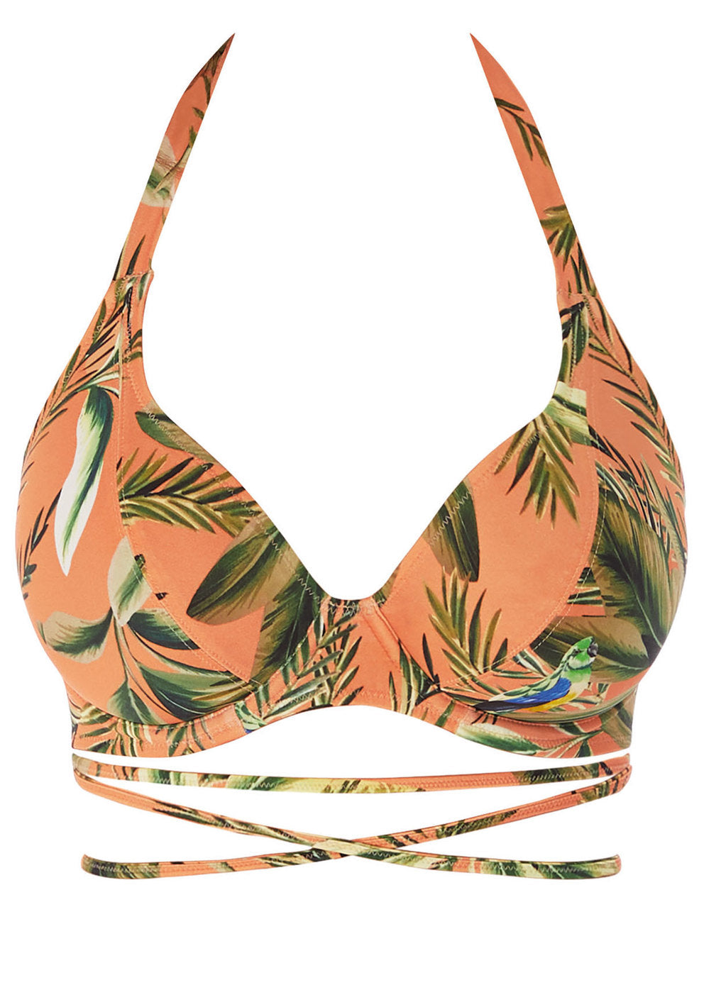 Freya Birds In Paradise Banded Halter Bikini Top