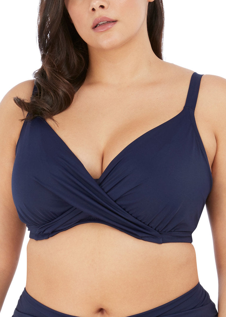 Elomi Magnetic Plunge Bikini Top Midnight