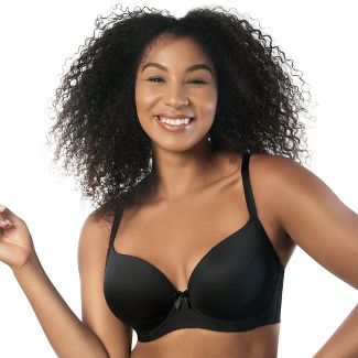 CASEY PLUNGE MOLDED T-SHIRT BRA - BLACK