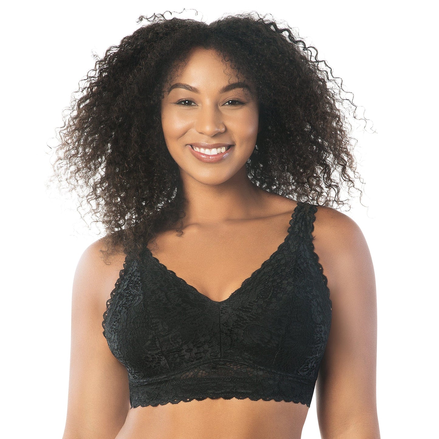 Parfait Adriana Wire Free Lace Bralette Black