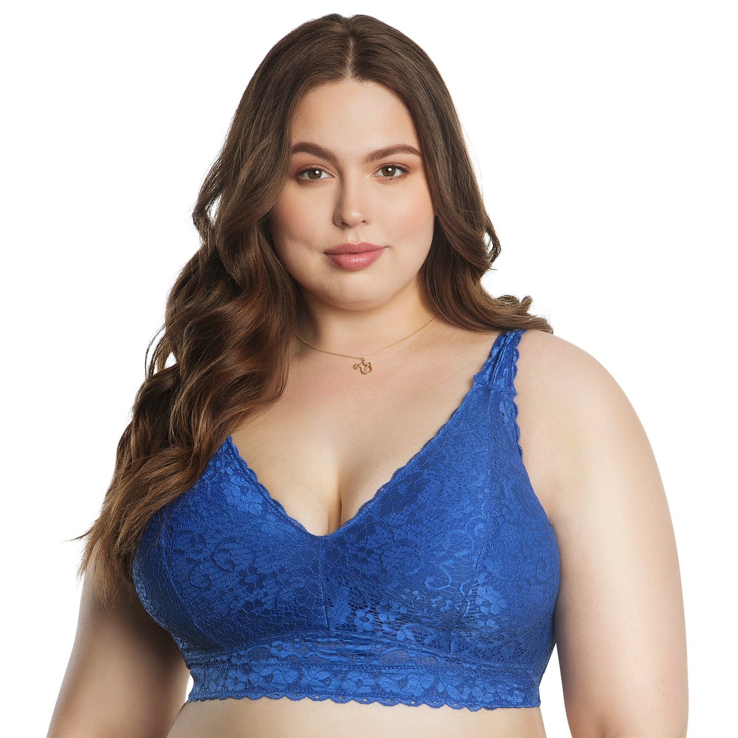 Parfait Adriana Wire Free Lace Bralette Sapphire