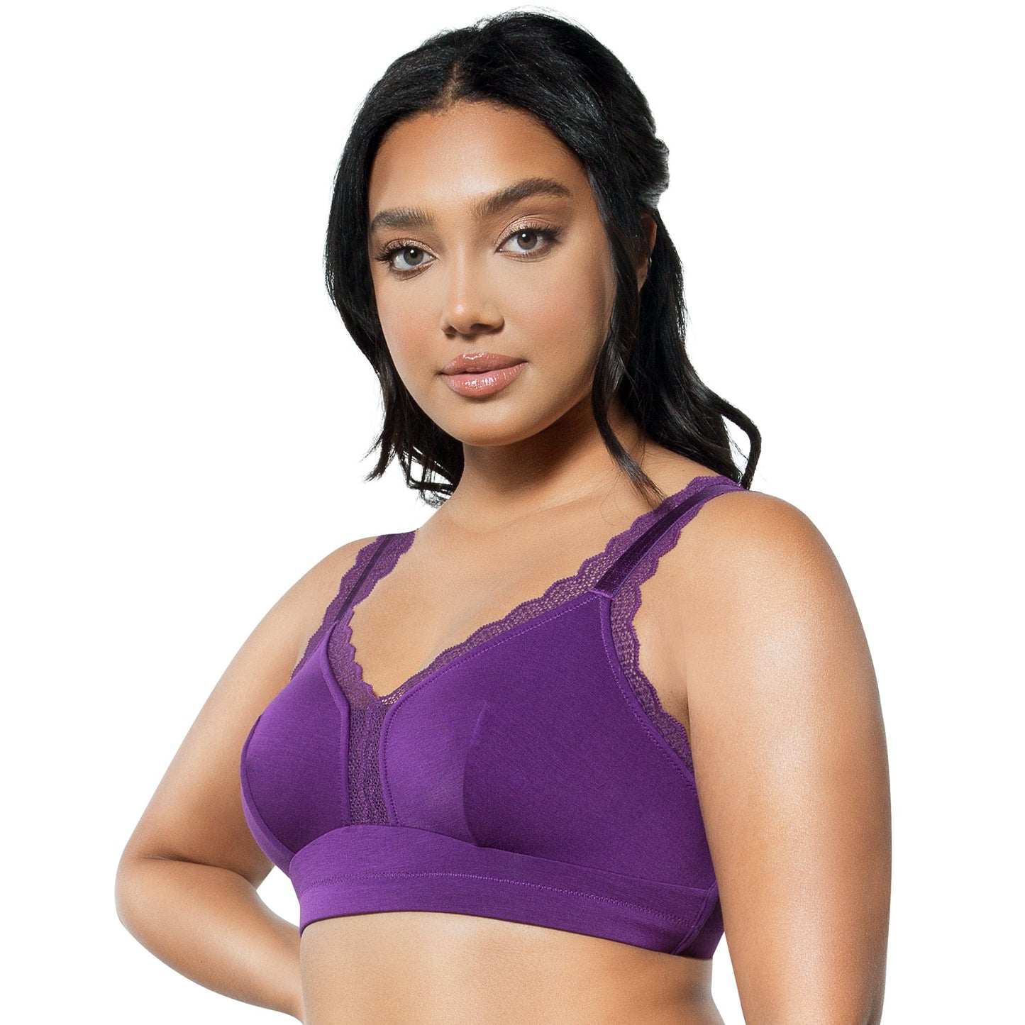 Parfait Dalis Wire-Free Bralette Amethyst