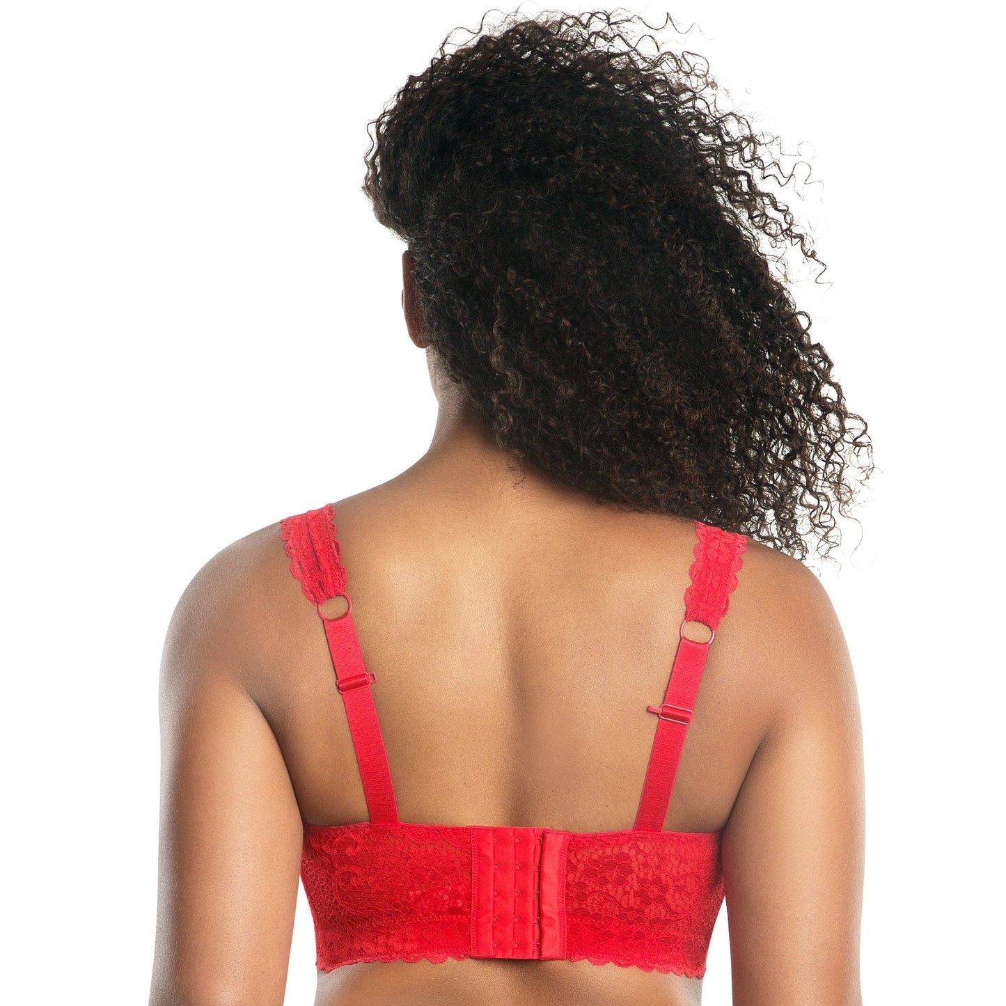 Parfait Adriana Wire Free Lace Bralette Racing Red