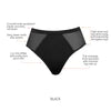 MICRO DRESSY FRENCH CUT PANTY - BLACK