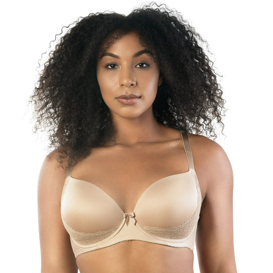 CASEY PLUNGE MOLDED T-SHIRT BRA - E. NUDE