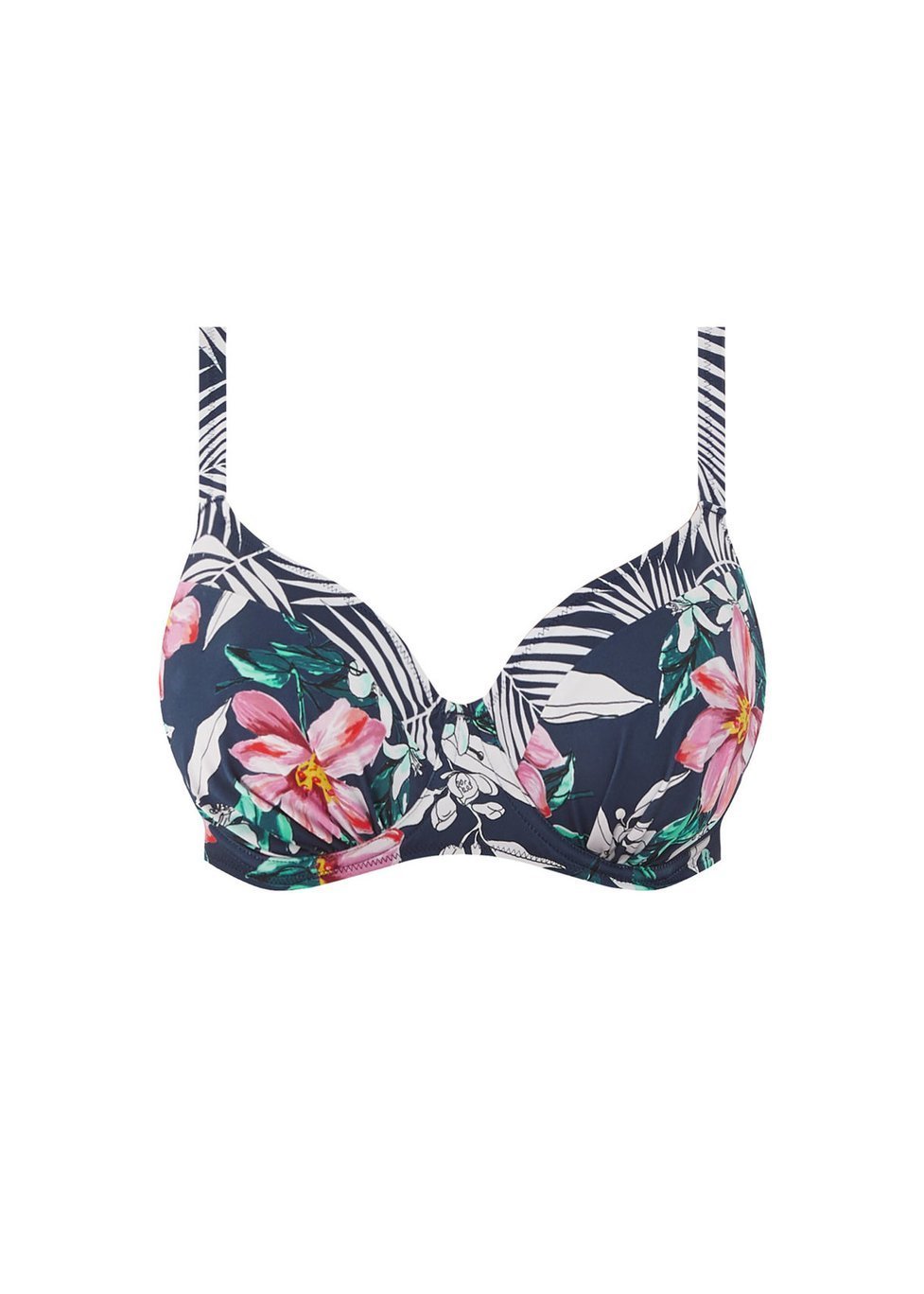 Fantasie Port Maria Uw Gathered Full Cup Bikini Top Ink