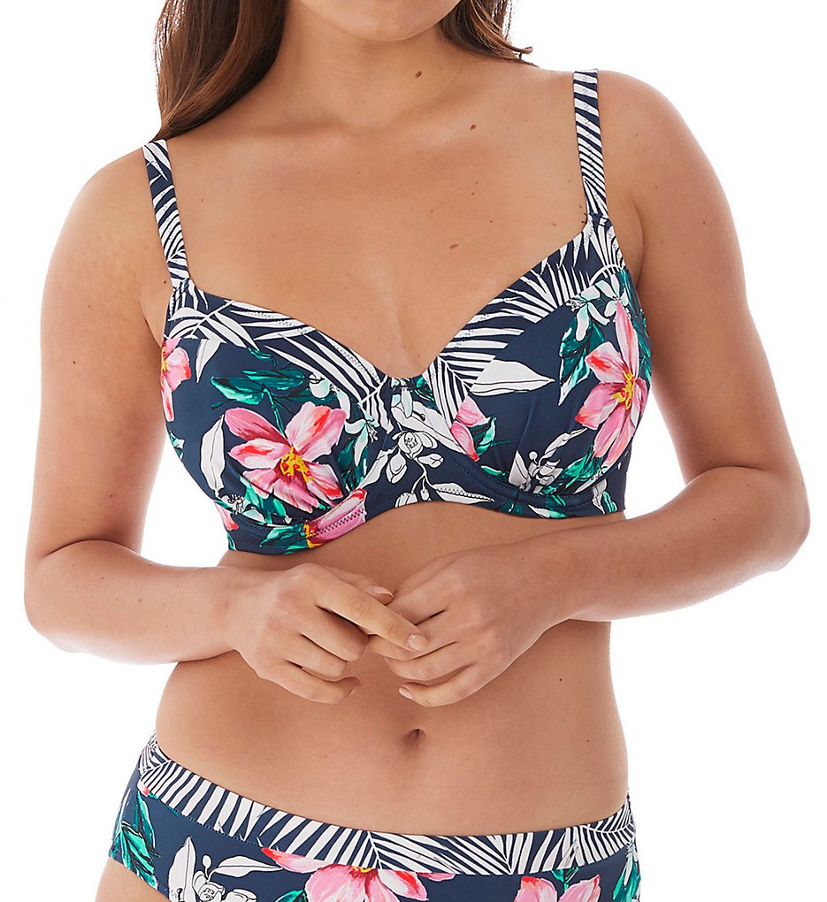 Fantasie Port Maria Uw Gathered Full Cup Bikini Top Ink