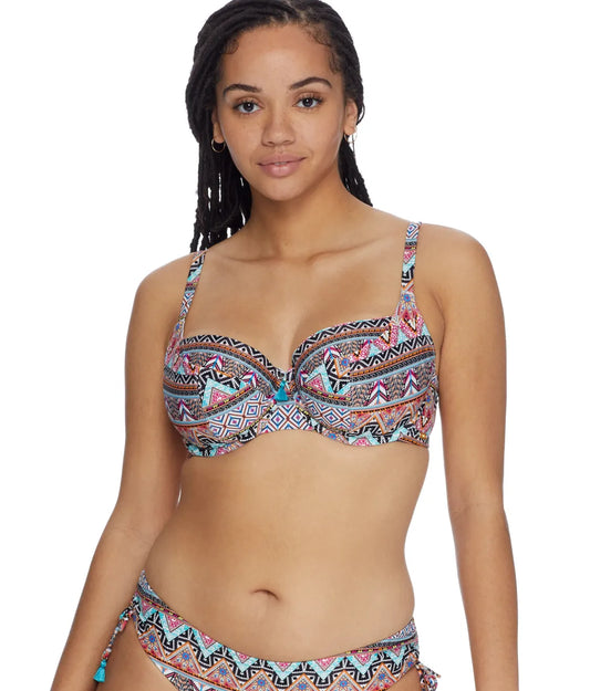 PANACHE  Eclectic Boho Balconnet Bikini Top