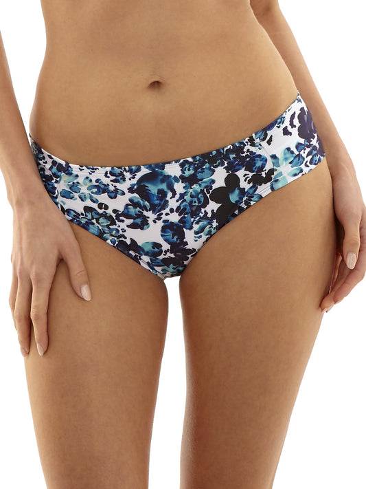 Panache Florentine Gather Pant Swim Blue Floral