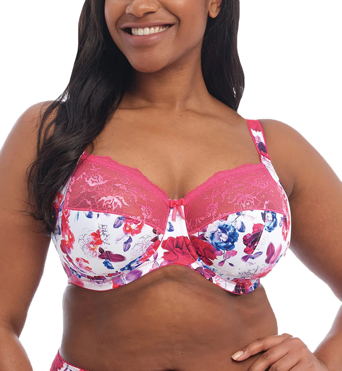 Elomi Morgan UW Bra Pink Floral