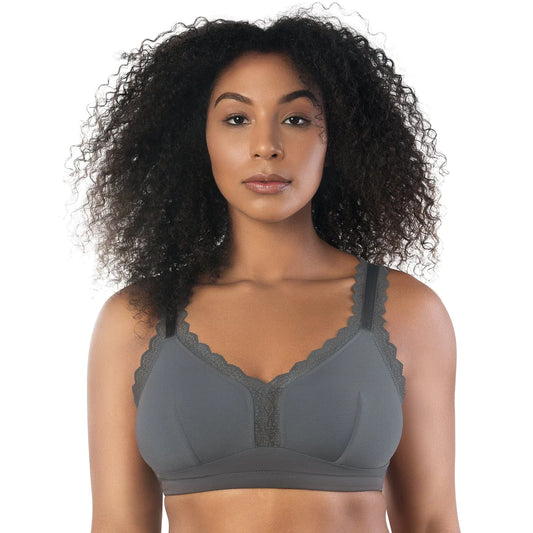 Parfait Dalis Wire-Free Bralette Charcoal